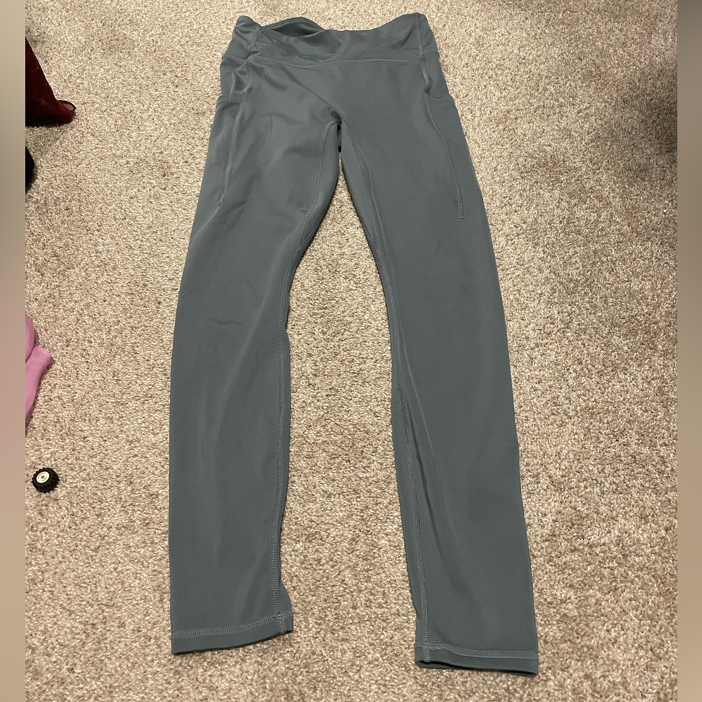 Fabletics Motion365+ Light Blue/Grey Leggings